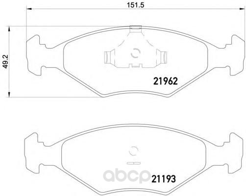 

Колодки тормозные дисковые, комплект Hella 8DB355011-031