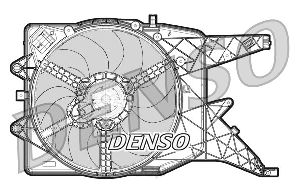 

Вентилятор охлаждения двигателя DENSO DER20011