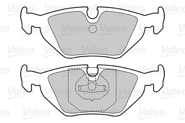 

Тормозные колодки Valeo дисковые 301386