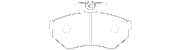 

Тормозные колодки FIT дисковые FP0696