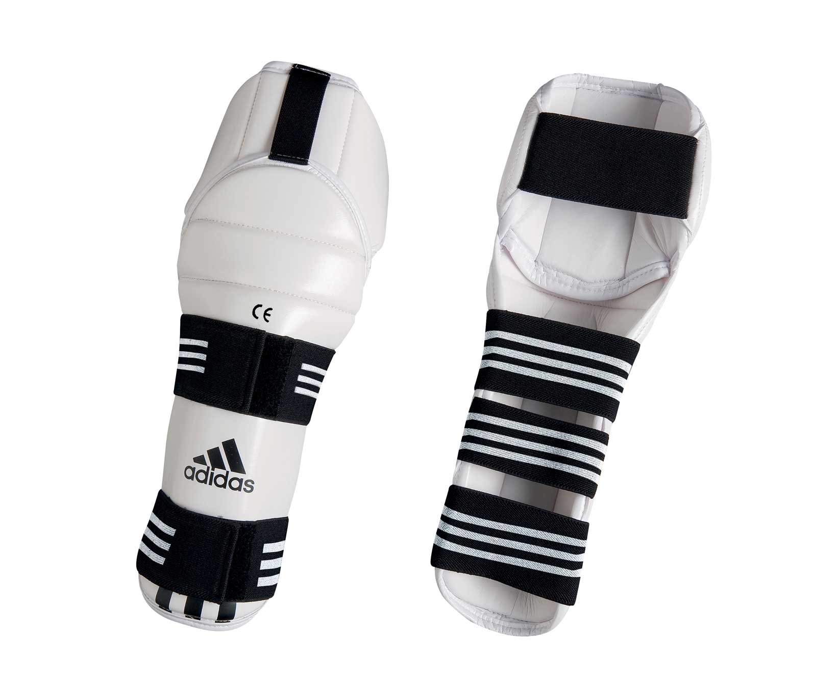 

Защита голени и колена для тхэквондо Adidas WTF Shin & Knee Pad Protector белая, Белый