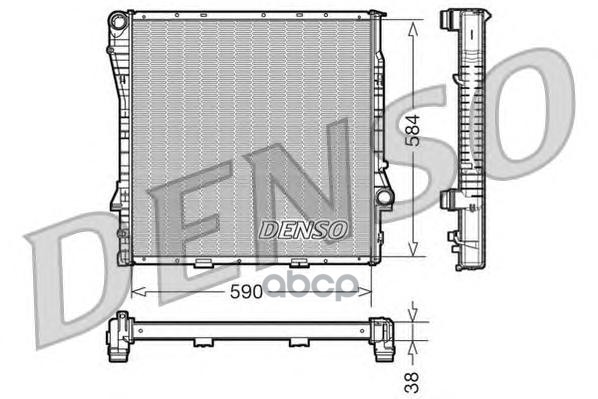 

Радиатор системы охлаждения DENSO DRM05117