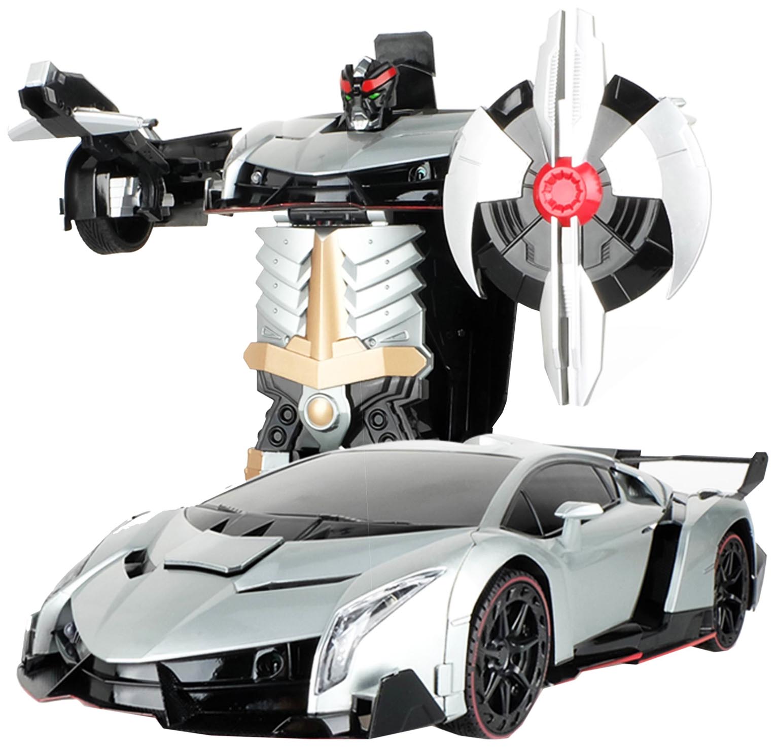 Радиоуправляемый трансформер Meizhi Lamborghini Veneno Silver 1:22 MZ-2333X