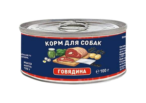 фото Консервы для собак solid natura dinner, говядина, 100г