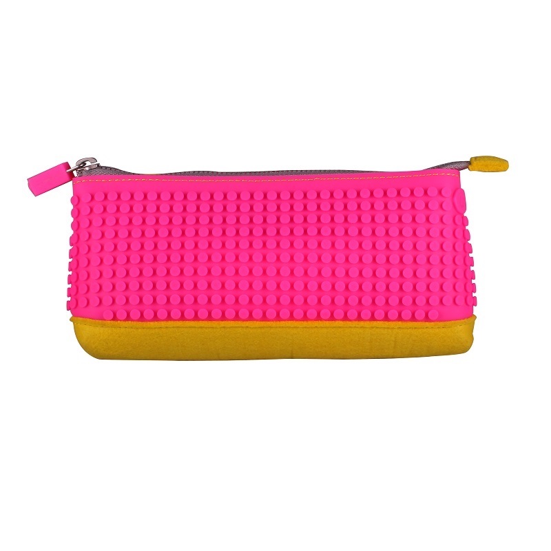 фото Пиксельный пенал upixel pencil case wy-b002 желтый-фуксия