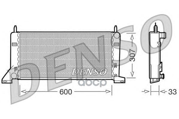 

Радиатор охлаждения DENSO DRM10021