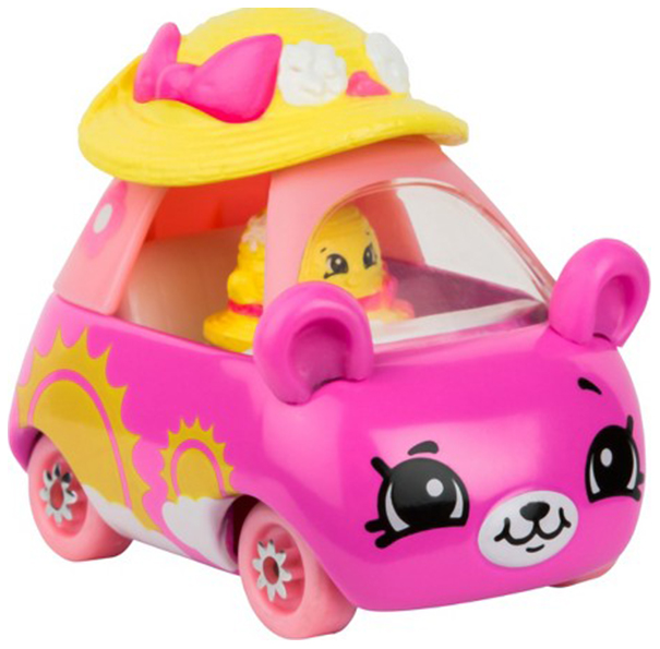 фото Машинка пластиковая cutie cars speedy sunhat с фигуркой shopkins, 3 сезон