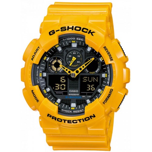 фото Спортивные наручные часы casio g-shock ga-100a-9a