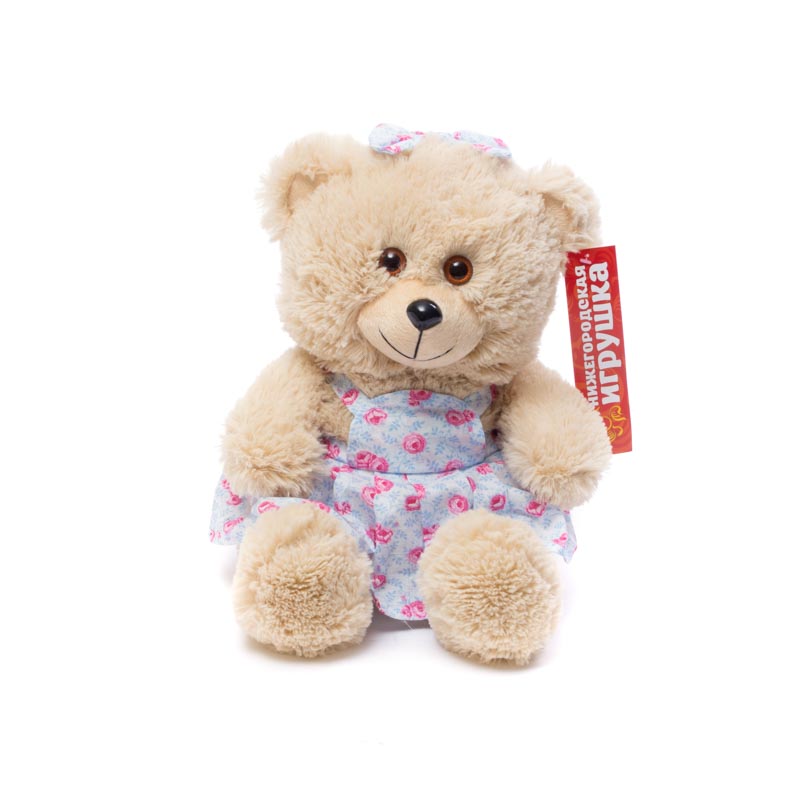 Купить Мягкая игрушка Медведь в сарафане 35 см Нижегородская игрушка См-334-5,