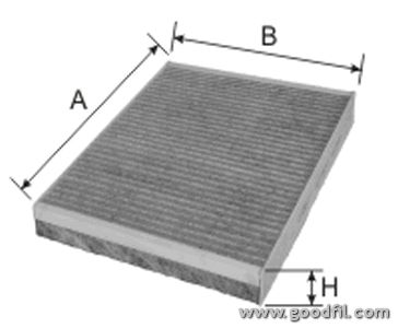 

Фильтр салона Goodwill AG 278 CFC