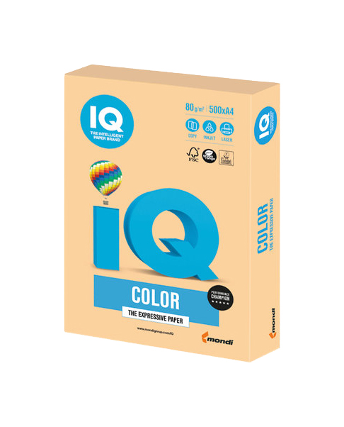 Бумага для офисной техники IQ GO22 Color А4 80 г/м2