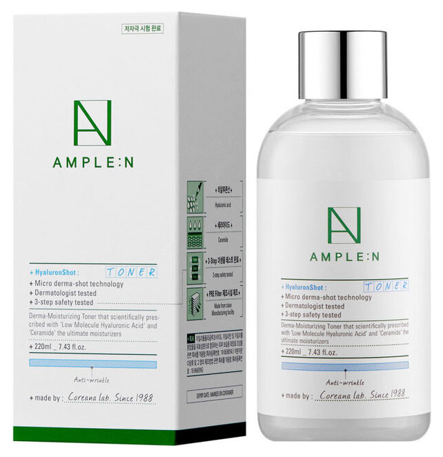 Тонер Amplen Hyaluron Shot Toner 220 мл 100024979888