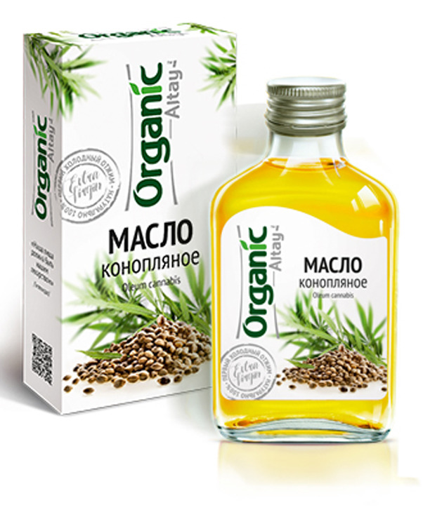 фото Масло конопляное organic 100 мл altay organic