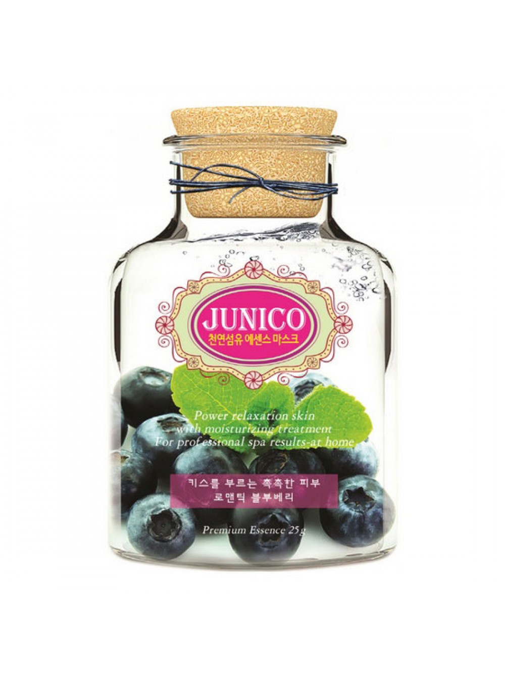 фото Маска mijin junico blueberry essence mask с экстрактом черники 25гр