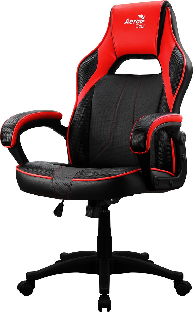 фото Игровое кресло aerocool ac40c air, черный/красный