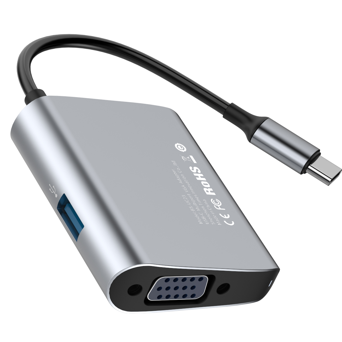 

Адаптер Baseus Enjoyment series Type-C to VGA+ Adapter Gray