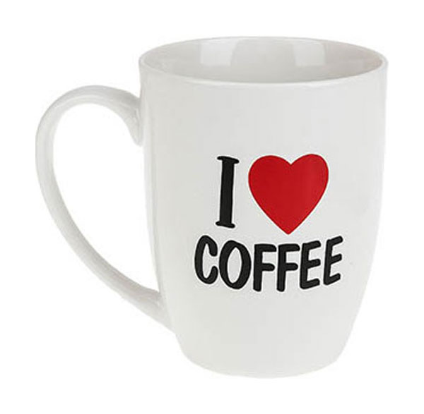 Кружка 420 мл Hoff I Love Coffee