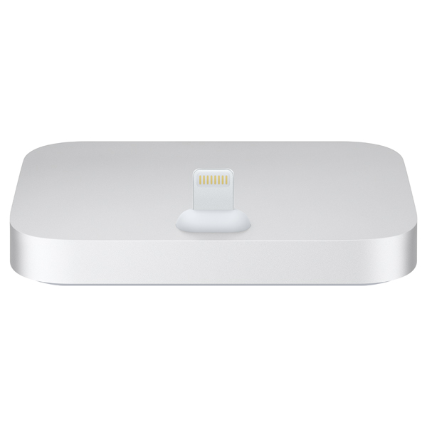 фото Док-станция для телефона apple iphone lightning dock space silver