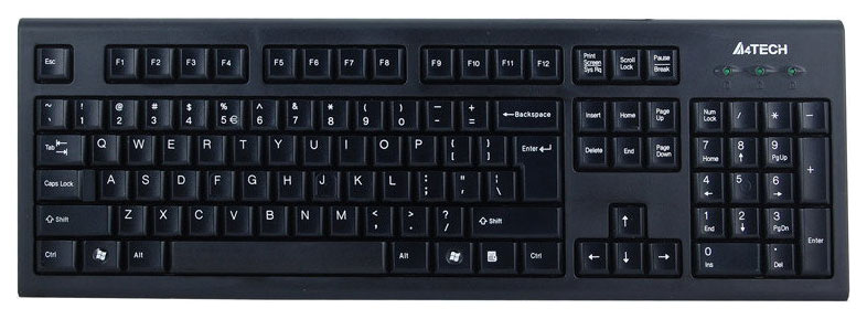 фото Клавиатура a4tech kr-85 usb black