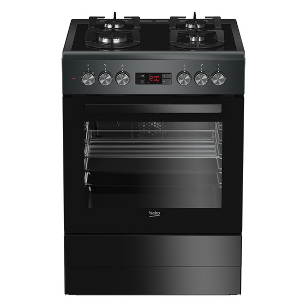 фото Комбинированная плита beko fsm 65330 das black