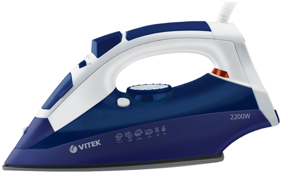 фото Утюг vitek vt-1245p + gift white/blue/purple