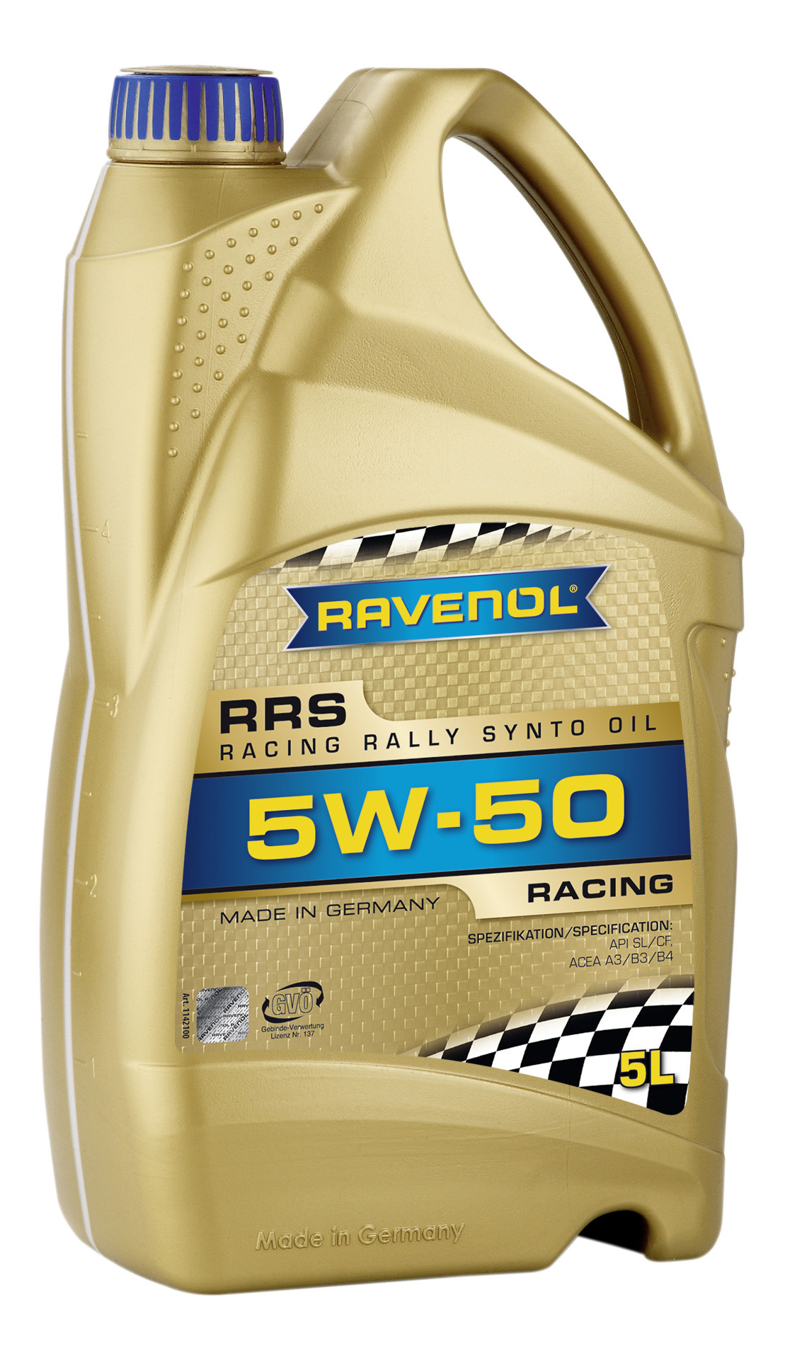 фото Моторное масло ravenol racing rally synto sae 5w-50 5л