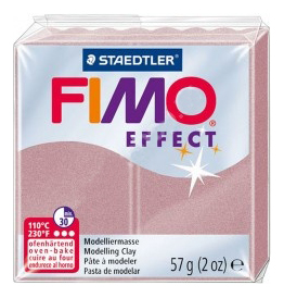 Глина для лепки Staedtler FIMO Перламутровая роза полимерная глина calligrata sh 05 50 г бледно розовый