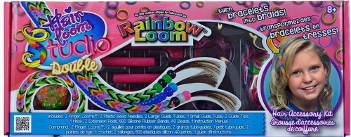 фото Набор для плетения украшений для волос rainbow loom hair braid (r0054b)