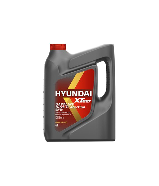 фото Моторное масло xteer gasoline ultra protection 5w-30 6л hyundai xteer