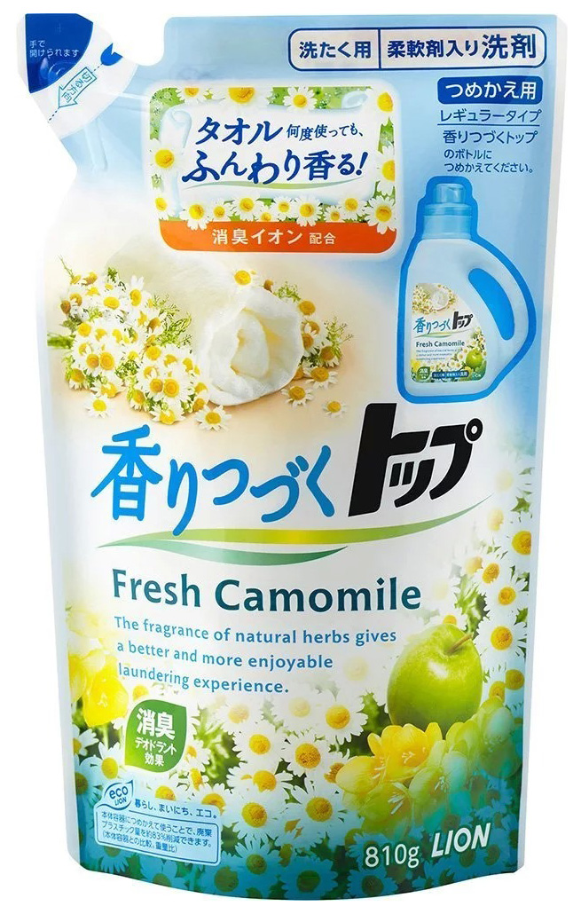 

Гель для стирки Lion top fresh camomile запасной блок 810 г