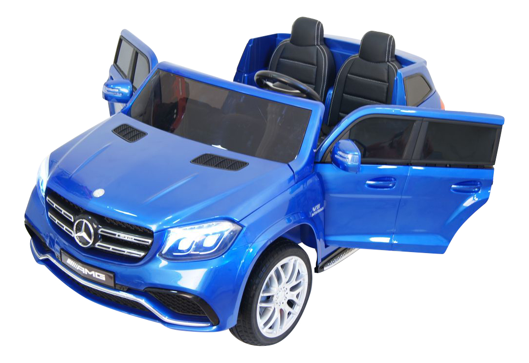 Купить Электромобиль Mercedes-Benz GLS63 AMG синий глянец RIVERTOYS,