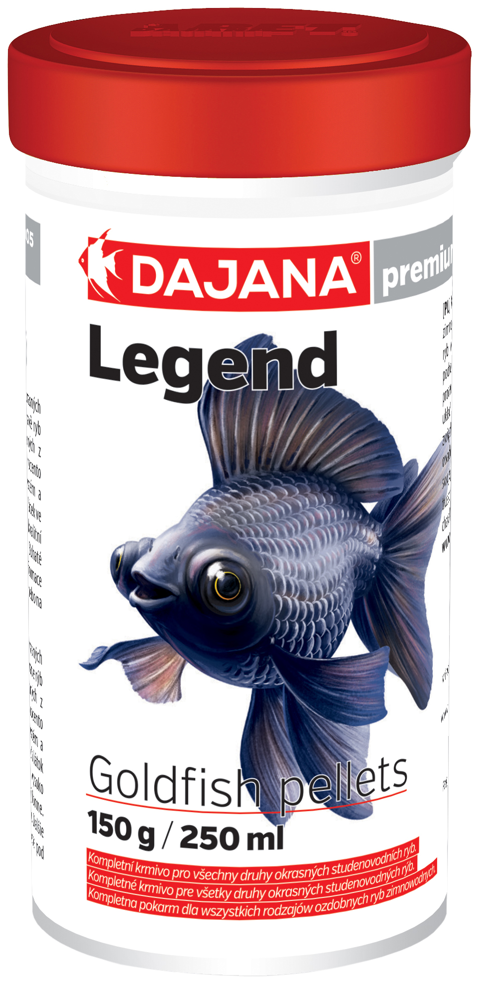 фото Корм для рыб dajana legend goldfish pellets, гранулы, 250 мл