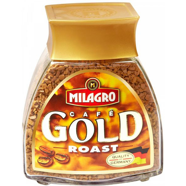 Кофе натуральный растворимый Milagro gold roast сублимированный 95 г