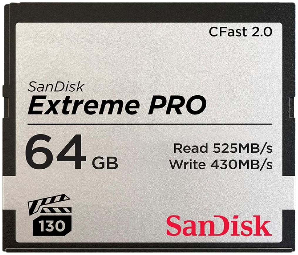 Карта памяти SanDisk Extreme PRO Compact Flash SDCFSP-064G-G46D 64GB