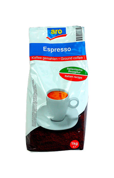 

Кофе Aro espresso обжаренный в зернах для эспрессо 1 кг