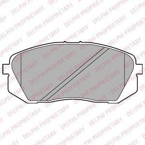 

Тормозные колодки DELPHI дисковые LP2294