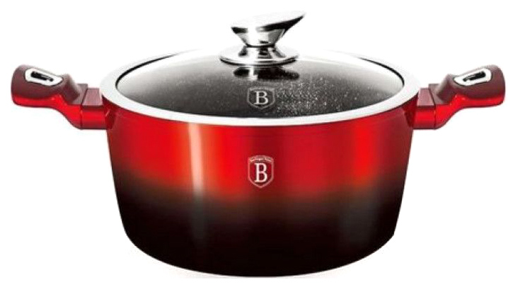 

Кастрюля BerlingerHaus Burgundy Metallic Line bh-1627n 2,5 л красный, bh-1627n