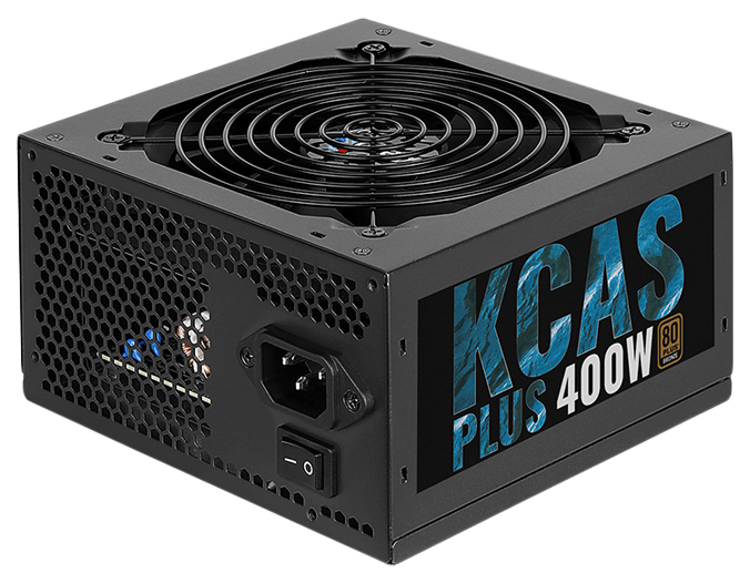 фото Блок питания компьютера aerocool kcas plus 400w