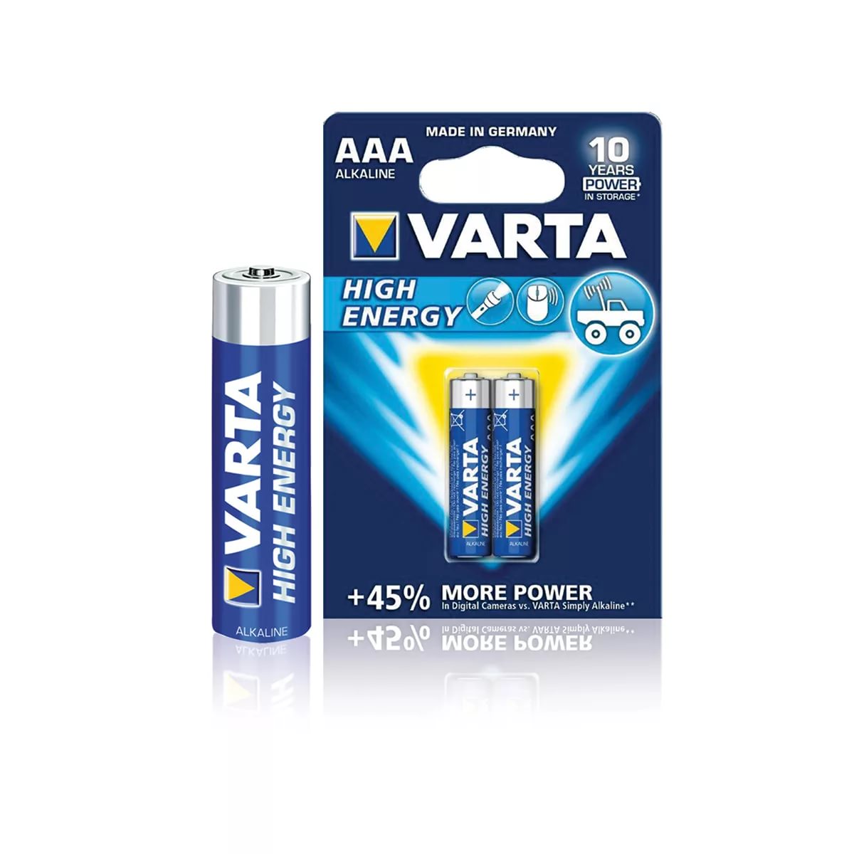 

Батарейка VARTA High Energy/ Longlife Power LR03/AAA 2 шт