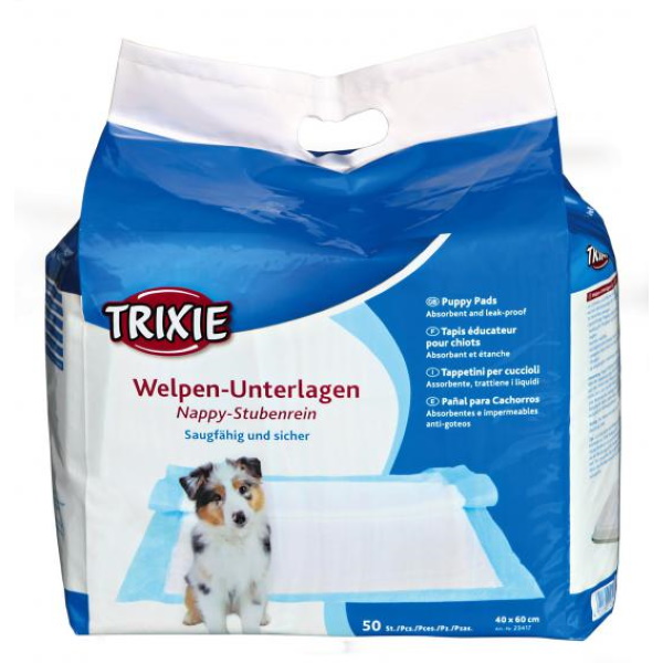 

Пеленки для собак одноразовые TRIXIE 60 x 40 см, 50 шт, Белый