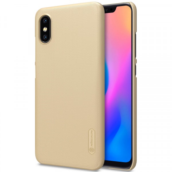 фото Чехол nillkin matte для xiaomi mi 8 explorer gold