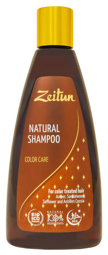 Шампунь Zeitun Natural Shampoo Color Care 250 мл davines spa шампунь уплотняющий replumping natural tech 250 мл