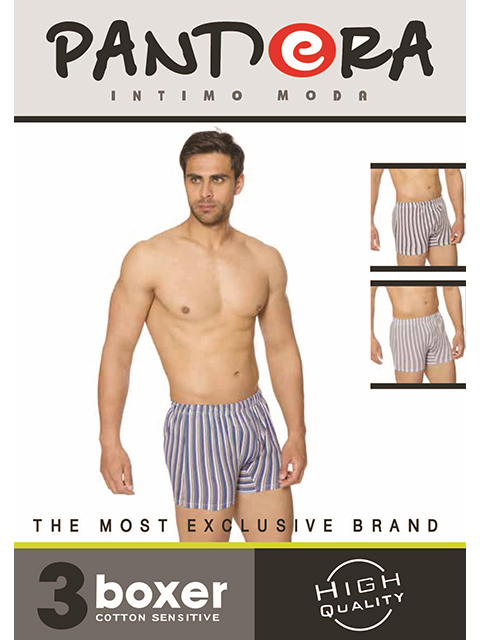 

Трусы мужские мужские Pandora PD разноцветные L, PD 1828 (3 шт.) boxer