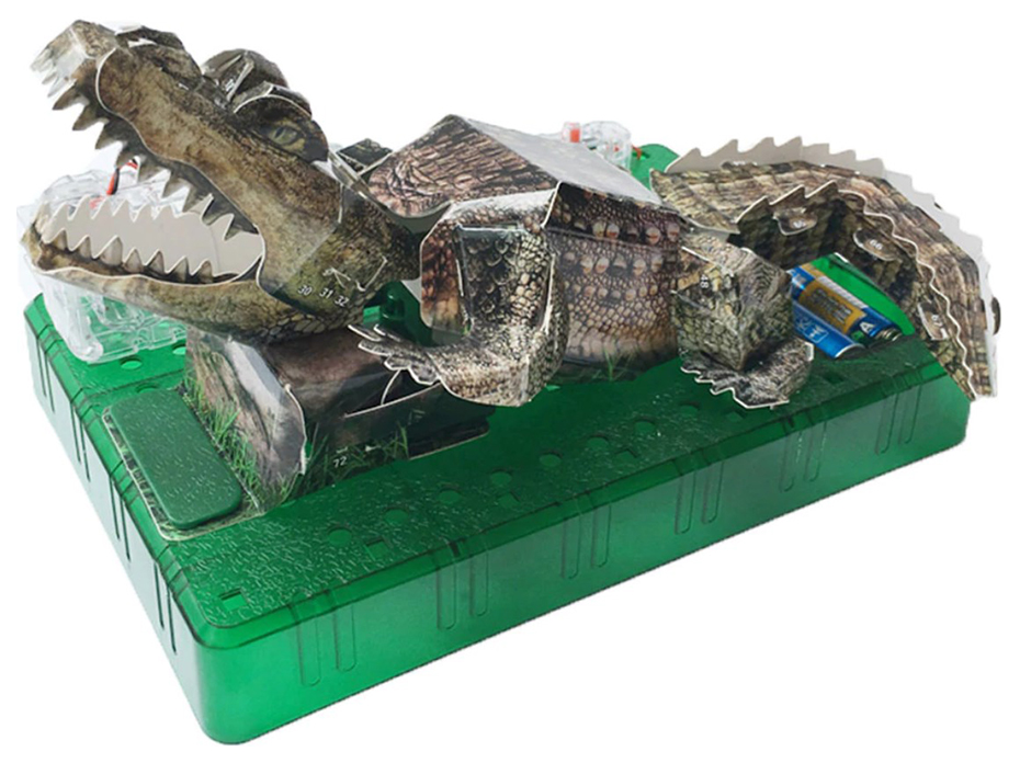 Конструктор электронный ND Play Крокодил NDP-049 конструктор nd play электронный 3d крокодил