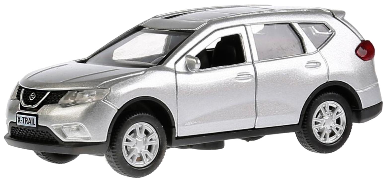 

Машина металлическая инерционная Nissan X-Trail, цвет серебристый, 12 см, Технопарк