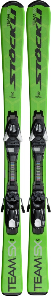 Горные лыжи Stockli SX Team + L6 2020, green, 130 см