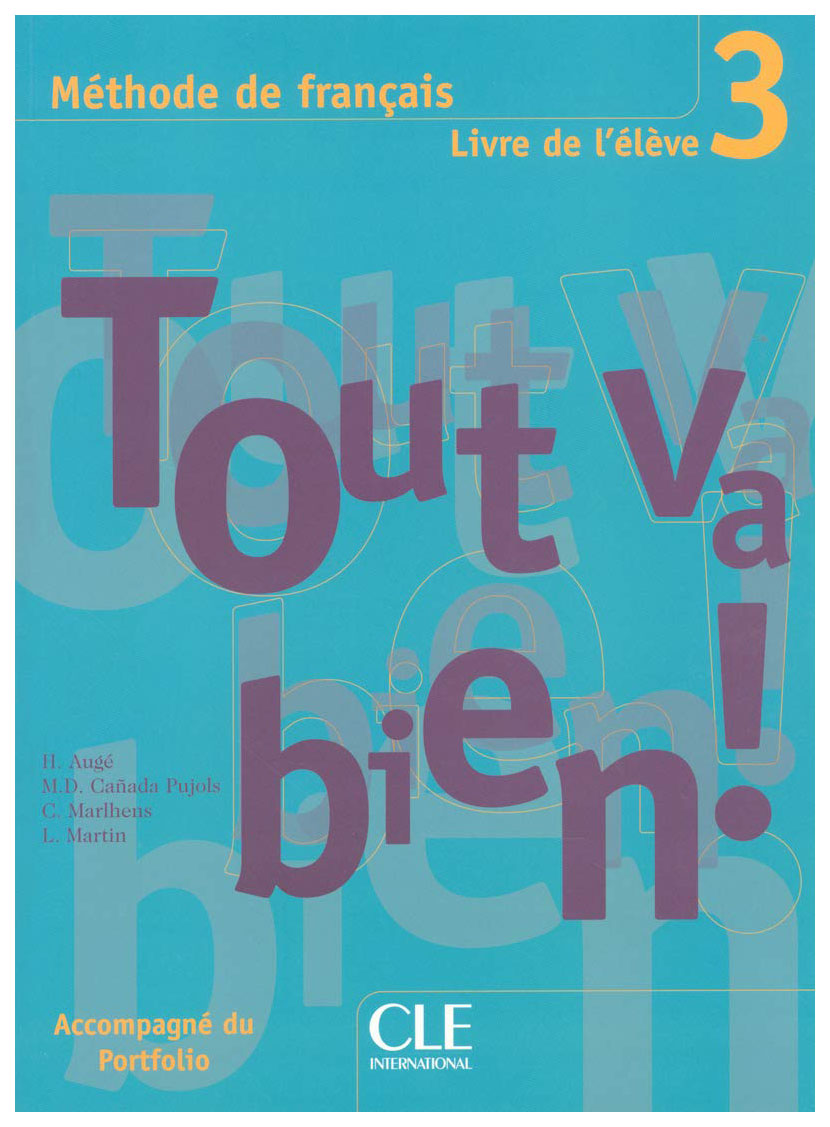 фото Книга cle international "tout va bien! 3 livre de l'eleve"