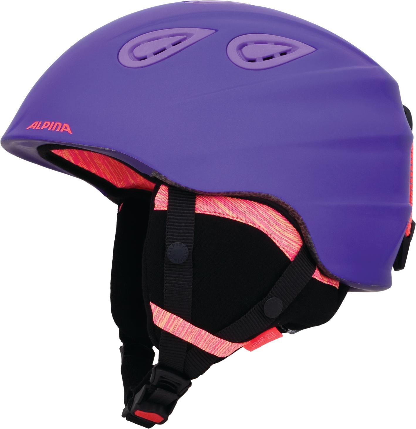 фото Горнолыжный шлем alpina grap 2.0 le 2019, фиолетовый, m