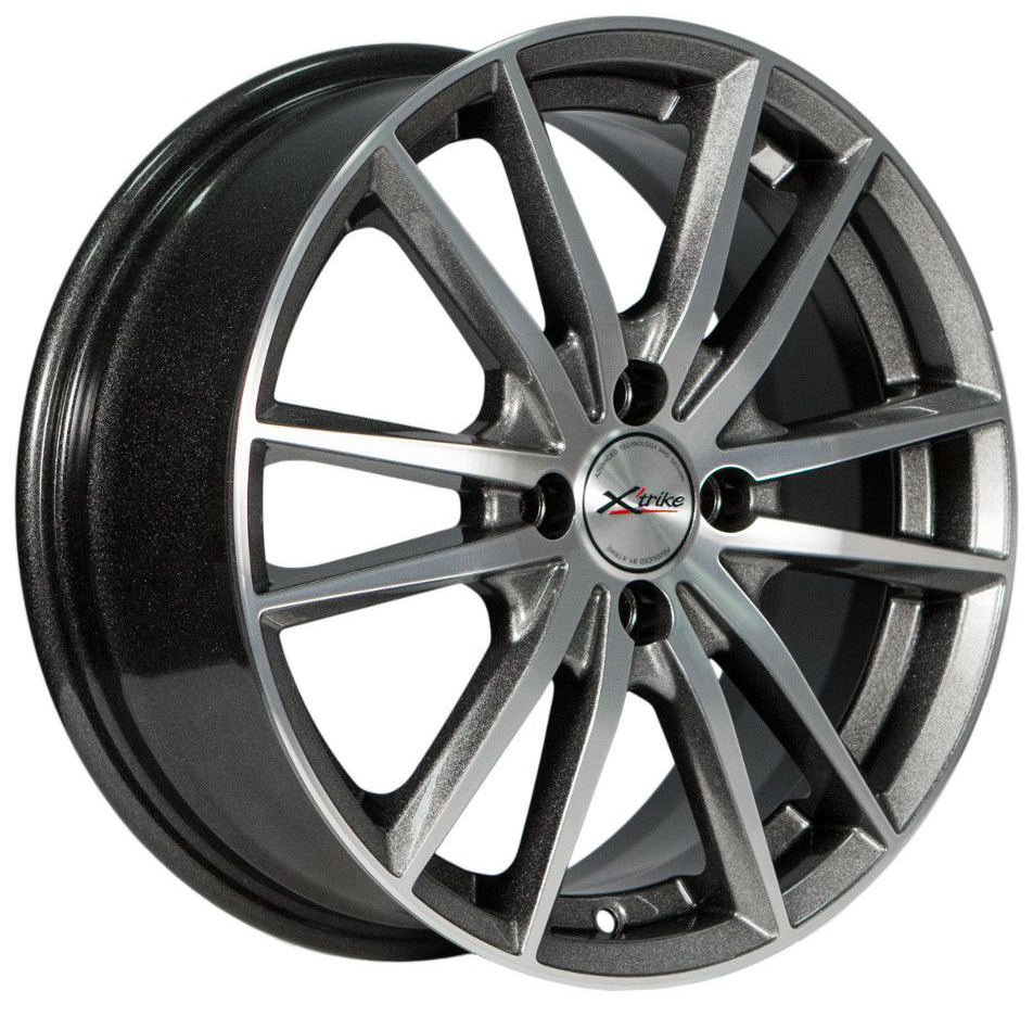 фото Колесный диск x'trike x-129 6,5/r16 4*114,3 et40 d66,1 bk/fp 74298