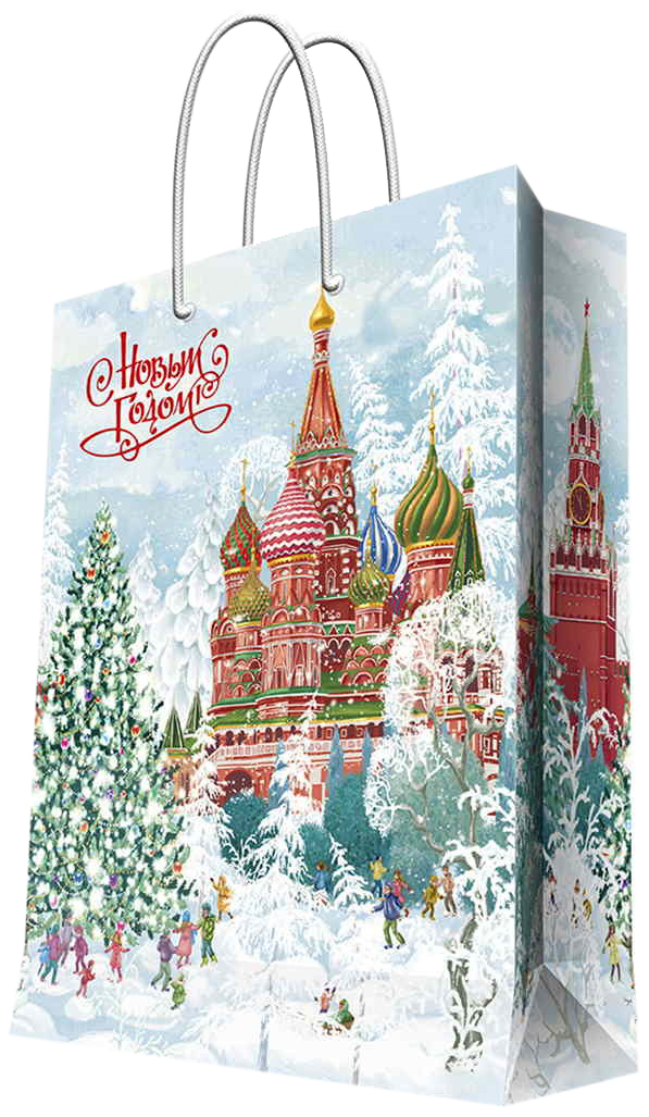 

Пакет бумажный "Кремль", 17,8х22,9х9,8 см